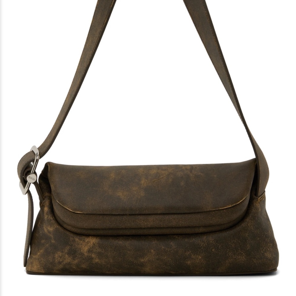 Brown Leather OSOI Shoulder Bag